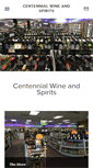 Mobile Screenshot of centennialwineandspirits.com